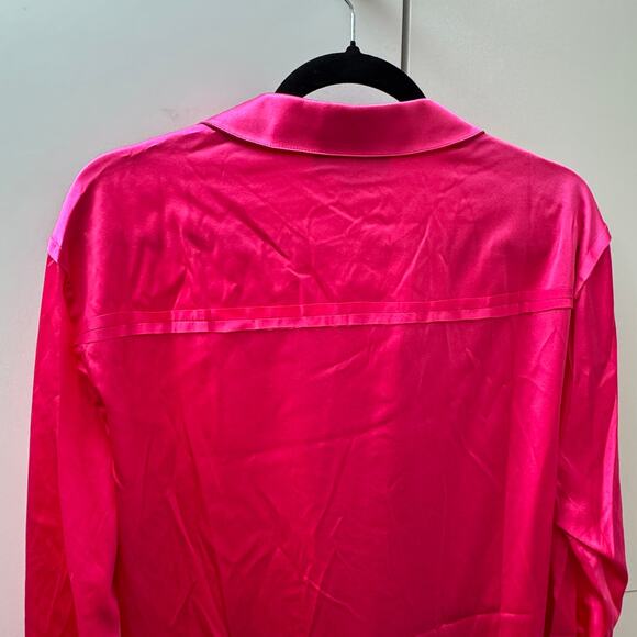 SER.O.YA Pink Silk Shirt - Picture 6 of 7